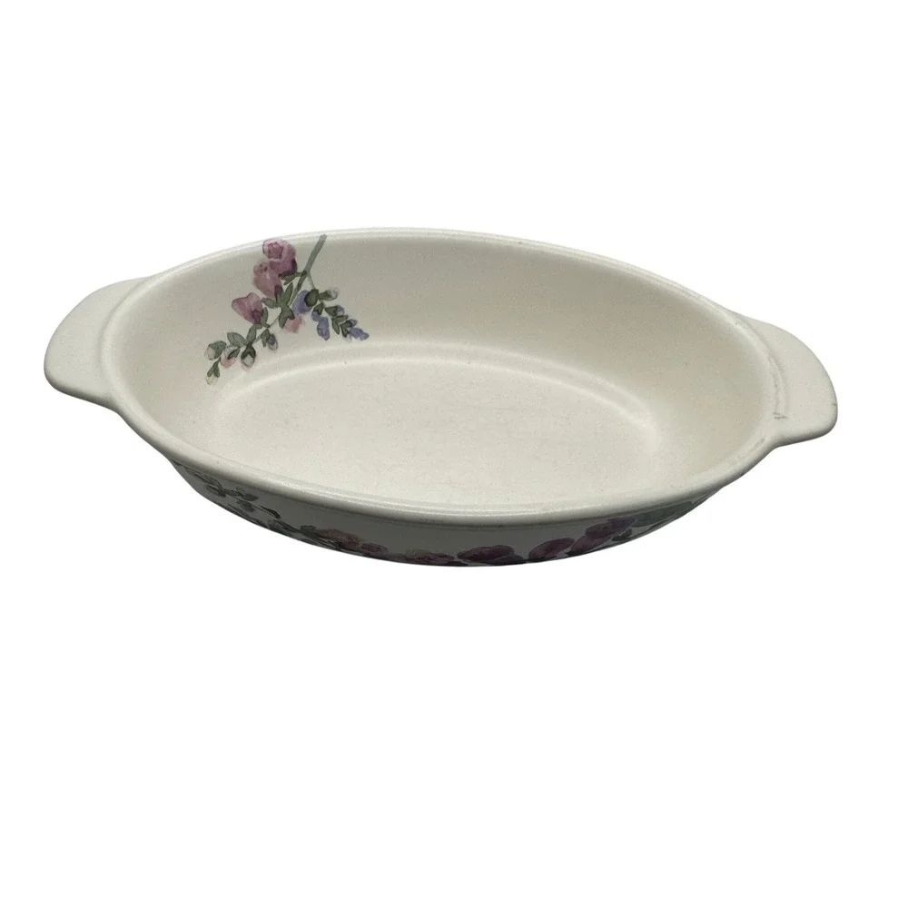 Pfaltzgraff‎ Cape May All-in-One Purple Foxglove small casserole bowl vintage